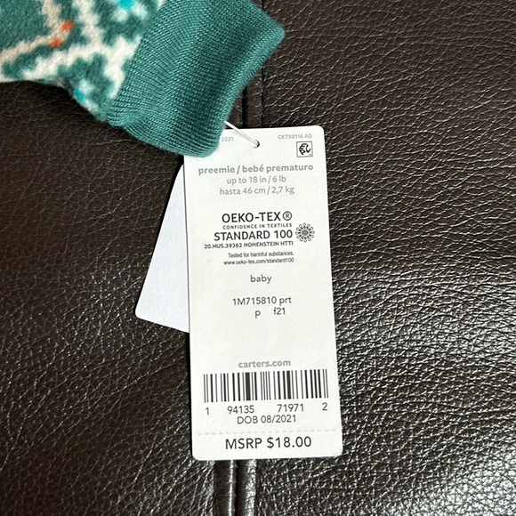 ✨3/$35 ✨ NWT Carters onesie - Preemie - Picture 2 of 3